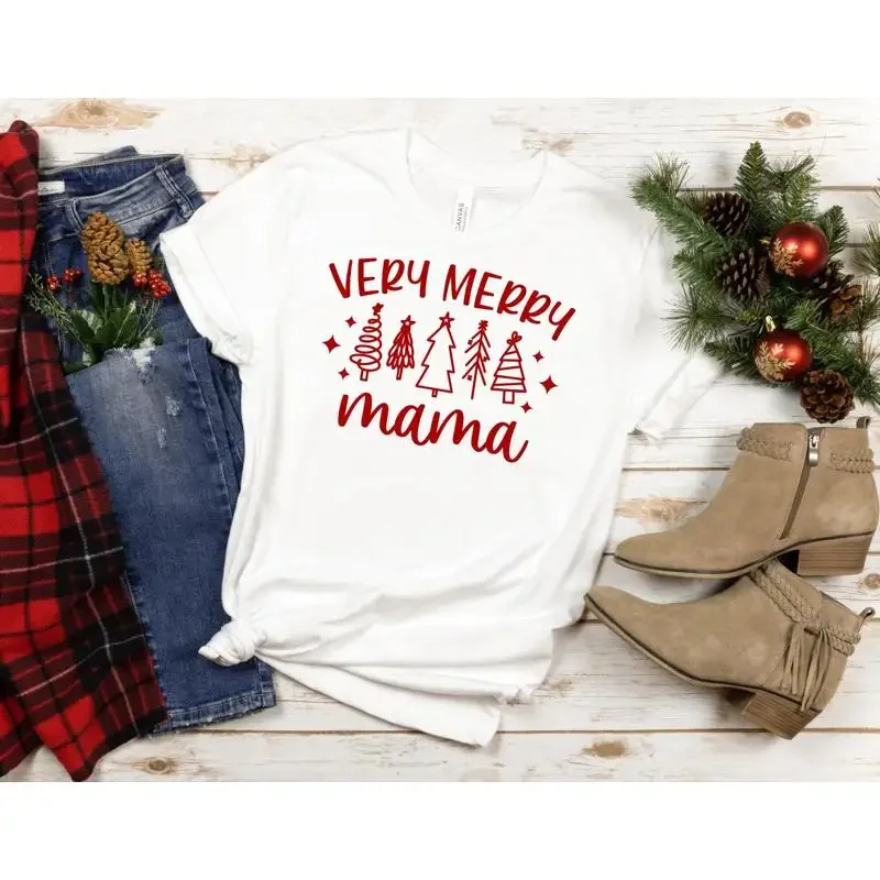 Camiseta de Natal para Família - Family Tree Print avaliação e preço