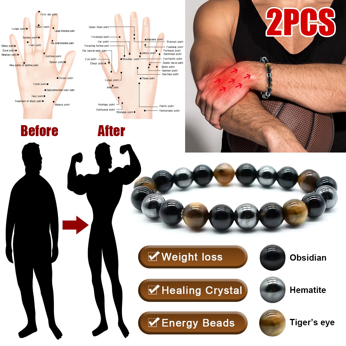 Pulseira Proteção Tripla, Olho - Coordinates Bracelet avaliação e preço