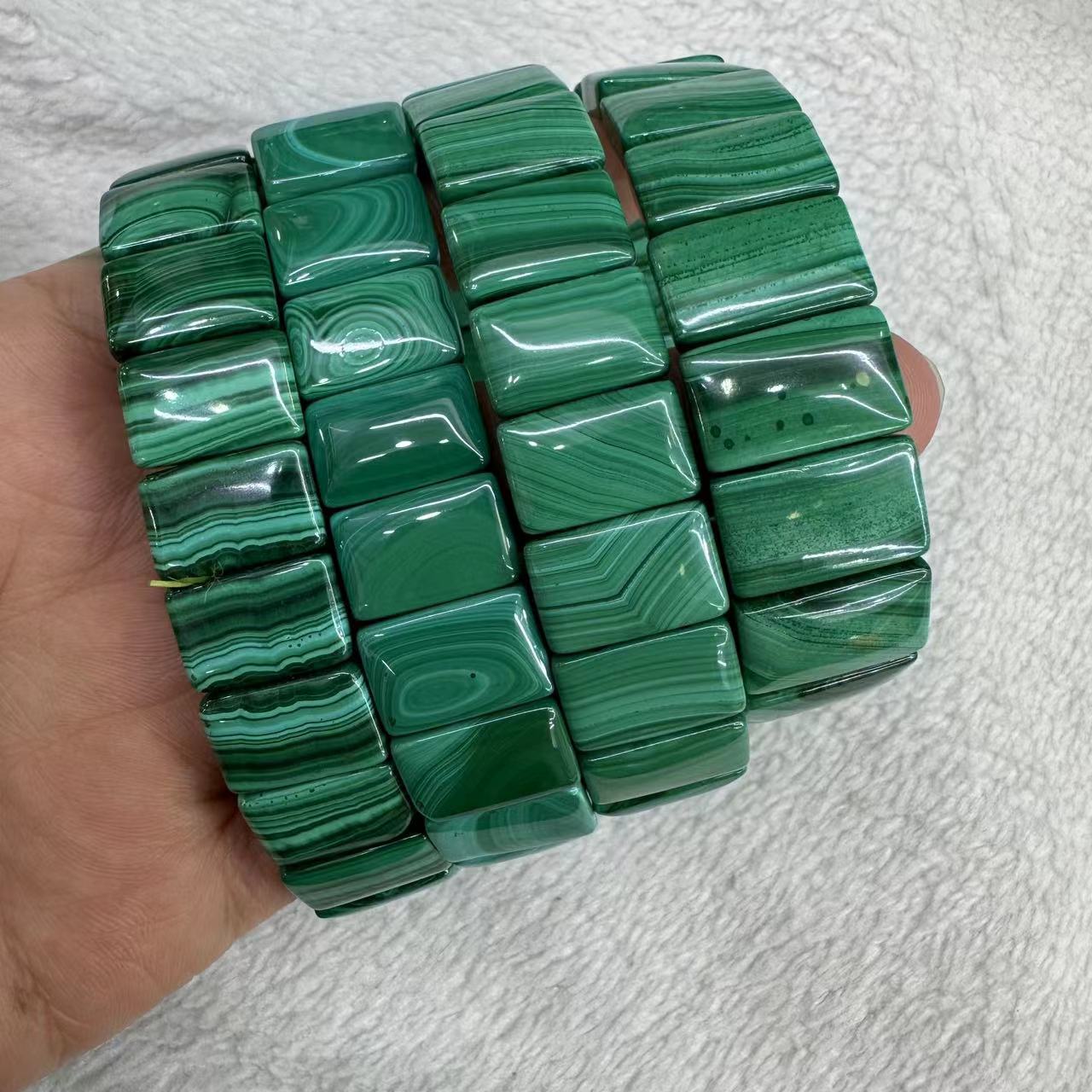 Genuine Natural Verde Malaquit - Coordinates Bracelet avaliação e preço
